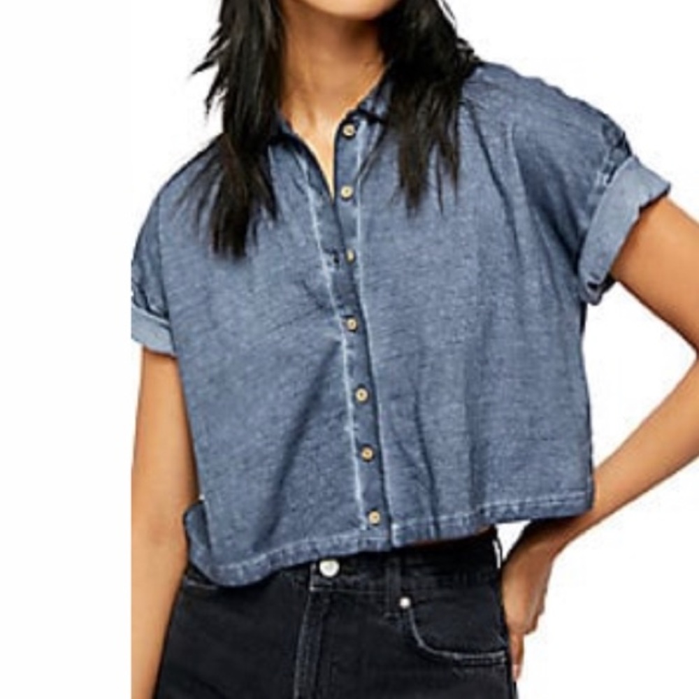 SOLD Free People Weekend Rush Crop Top
